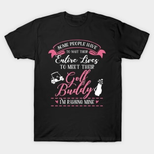 Golf Mom and Baby Matching T-shirts Gift T-Shirt